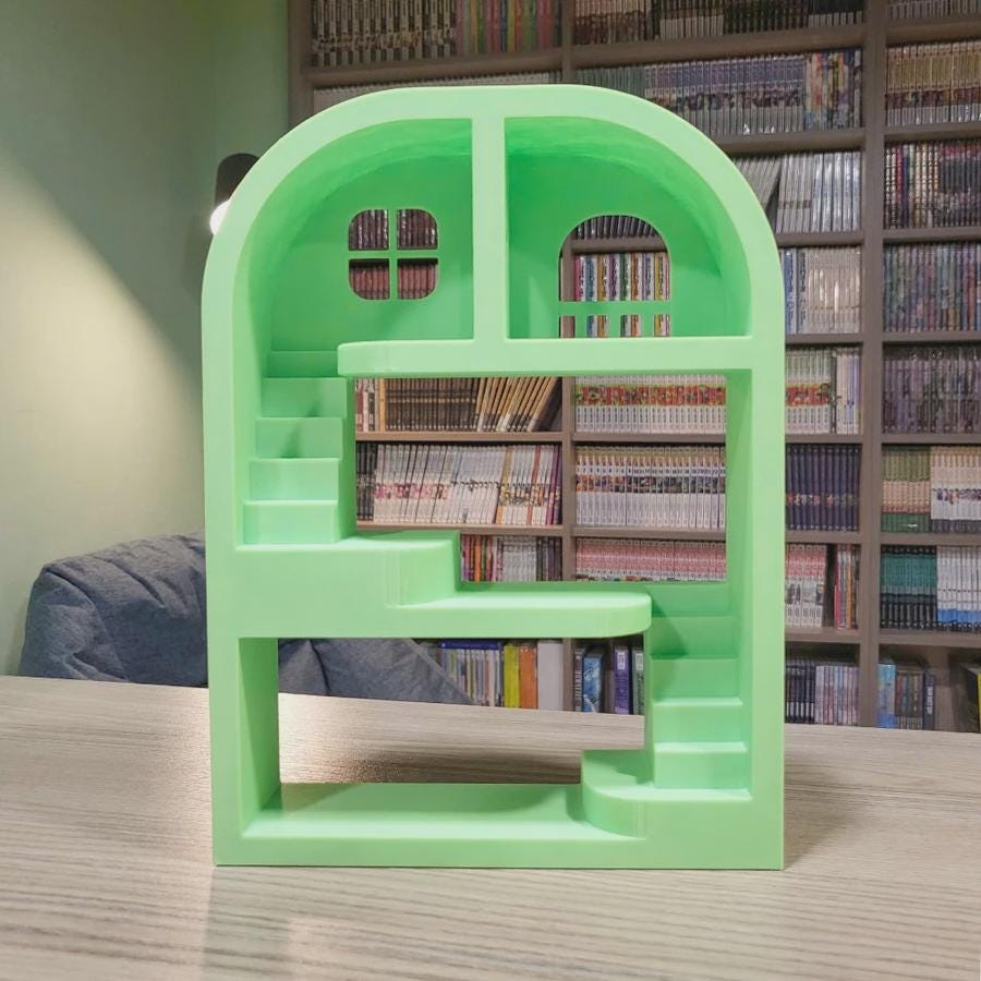 3D Printed PLA Mini Art Toy Display Shelf: Smiski, Sonny Angel