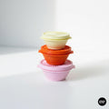 Miniature Tupperware Vintage Bowls | Set of 6 | 1:6 Scale | Dollhouse Kitchenware | Miniature Kitchen Bowls