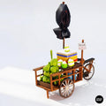 Vietnamese Coconut Street Cart DIY Kit: 3D Wooden Puzzle