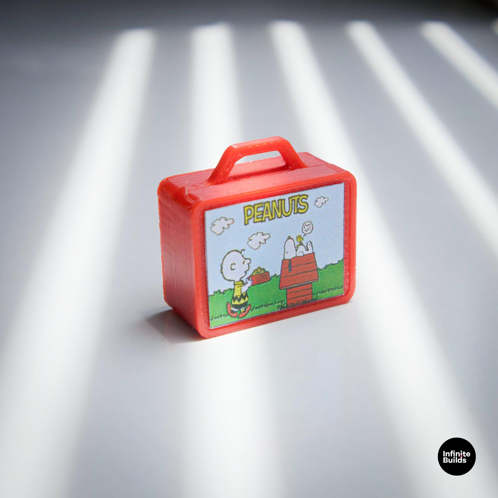 Miniature Retro Lunchbox Set of 2 | 1:12 Scale Dollhouse Accessories | Vintage Toy Box Collectibles | Diorama Prop | Handmade Mini Lunch Box