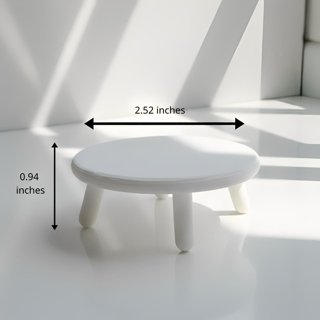 Smiski Furniture Set | Mini Living Room Decor | 1:12 Scale 3D Printed Smiski Sofa Table Lamp | Desk & Shelf Display Gift