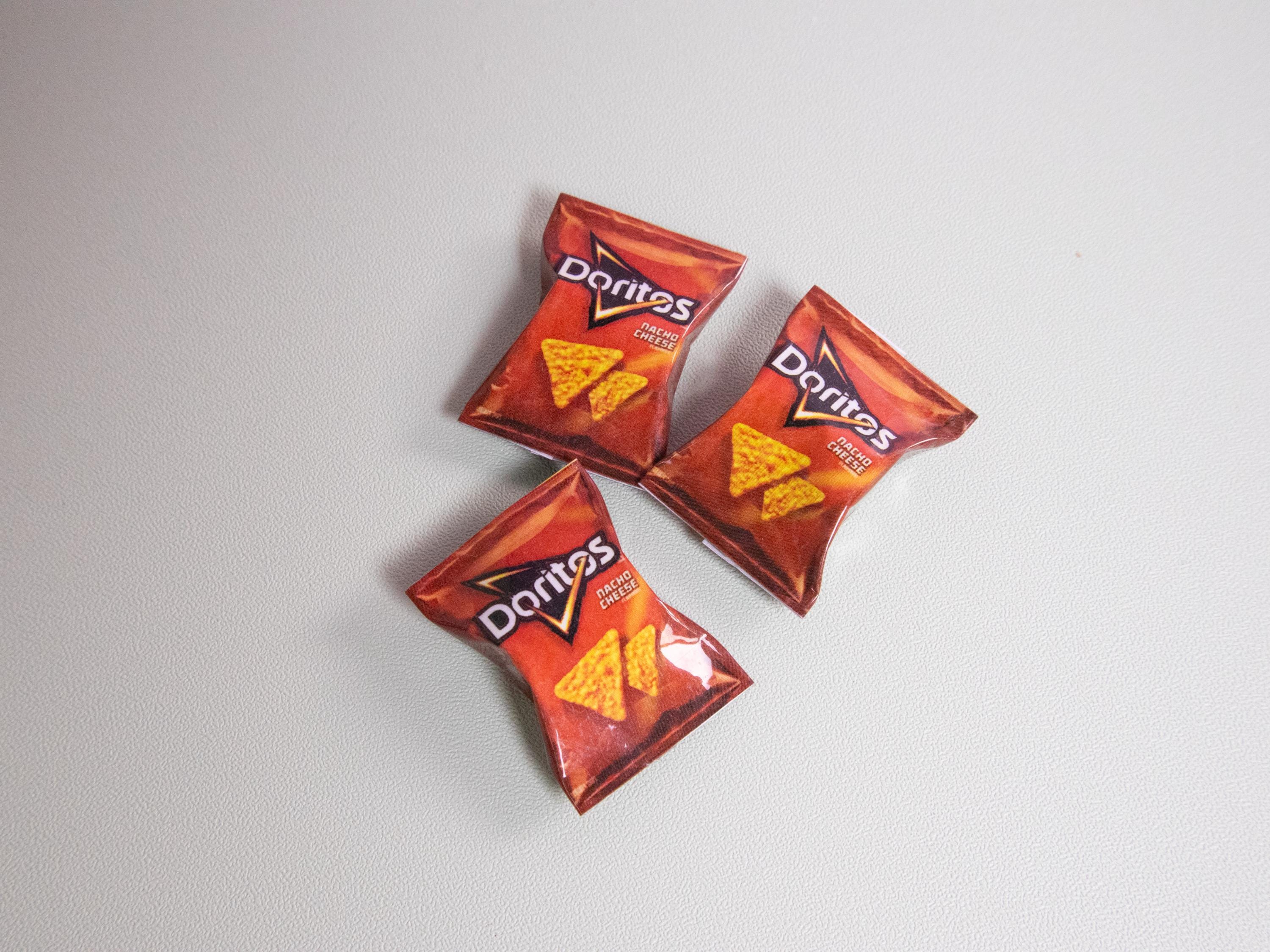 1:12 Mini Chips | Miniature Food | Mini Snacks | Dollhouse Accessories | Lightweight Paper | Mini Kitchen Food | Food Pantry