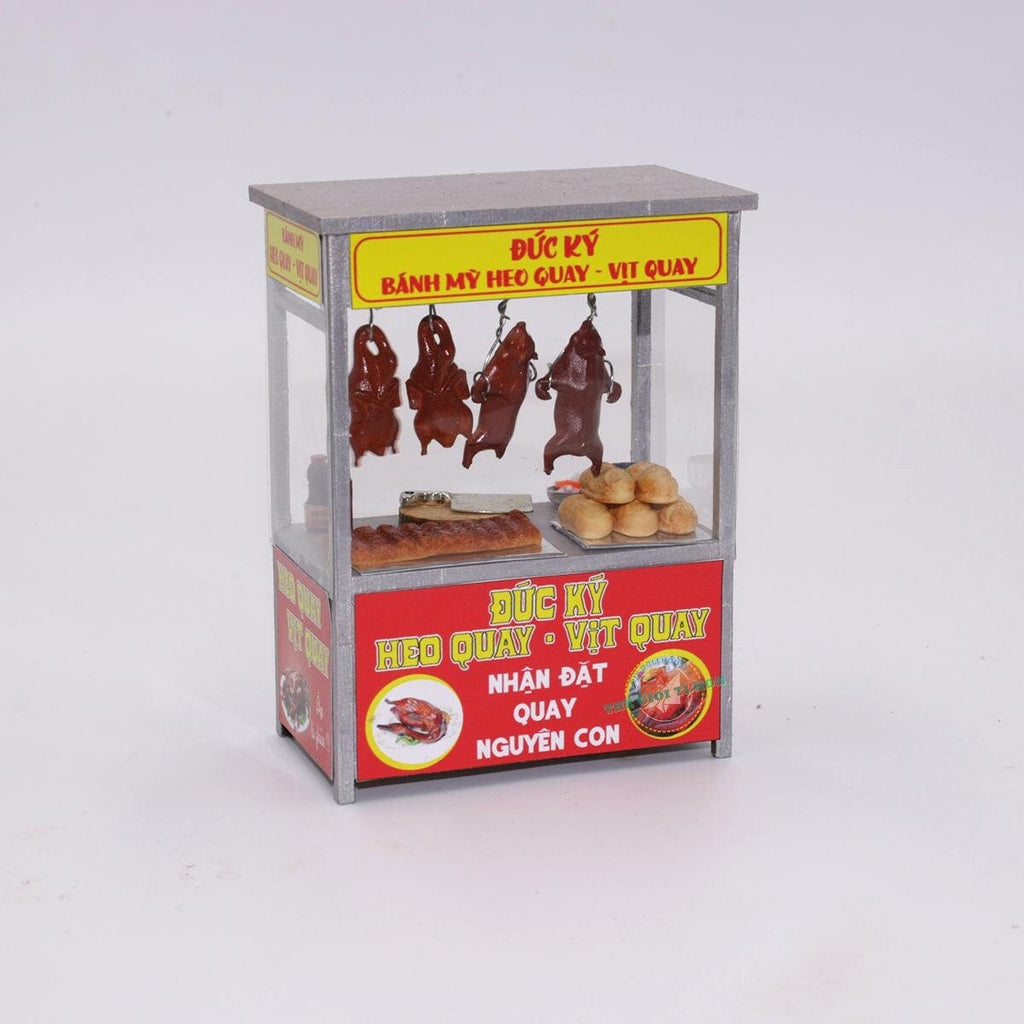 Miniature Roasted Pig DIY Kit: Vietnamese Street Food Stall Collectible
