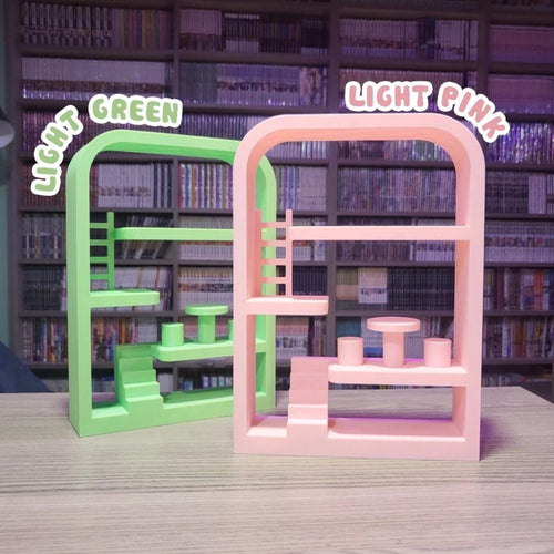 3D Printed PLA Mini Art Toy Display Shelf: Smiski, Sonny Angel
