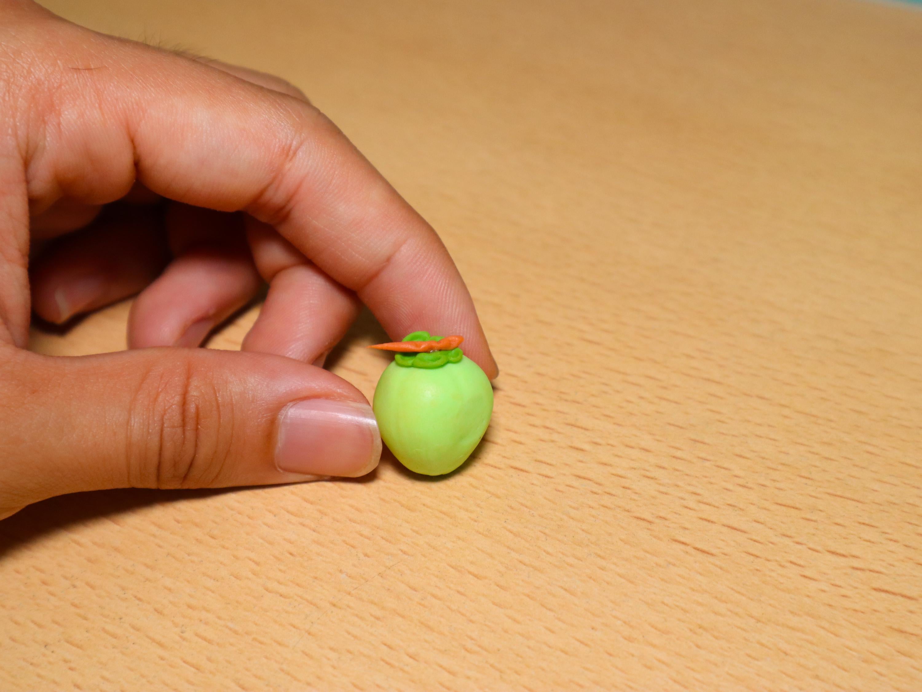 Miniature Coconuts | Set of 2 | Handmade Fruit | Asian Fruit | Clay Art | Vietnamese Coconuts | Cute Food | Cute Minis | Dollhouse