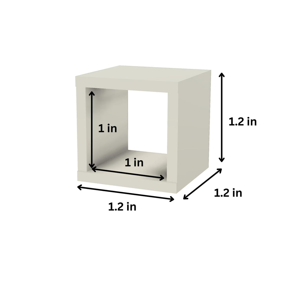Miniature Ikea Kallax Shelves 1:12