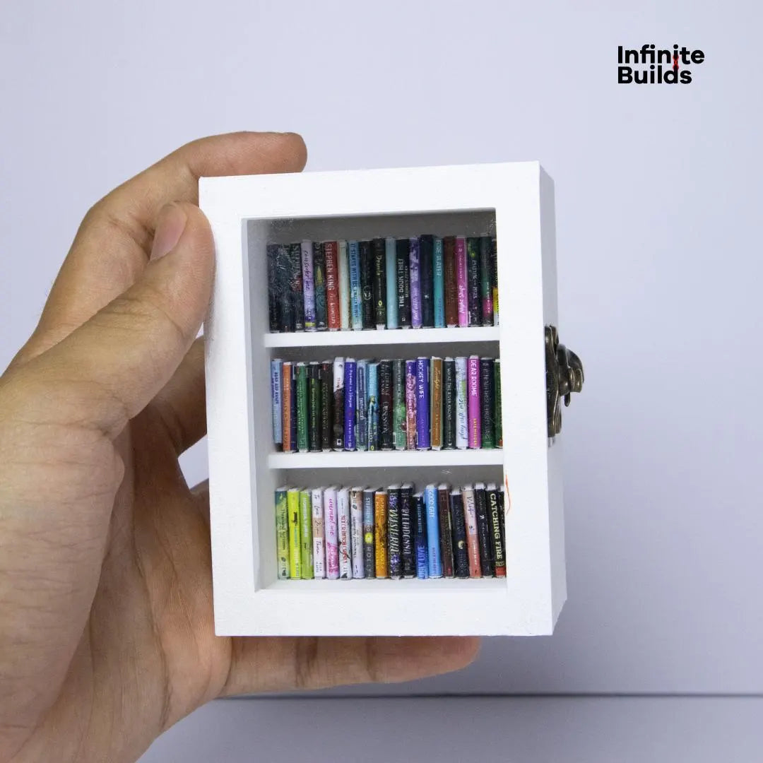 Miniature Anxiety Bookshelf 1:12