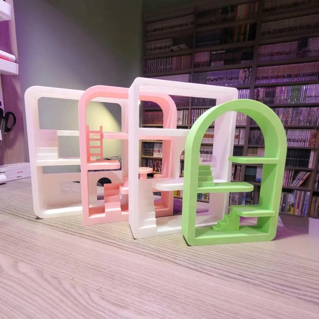 3D Printed PLA Mini Art Toy Display Shelf: Smiski, Sonny Angel