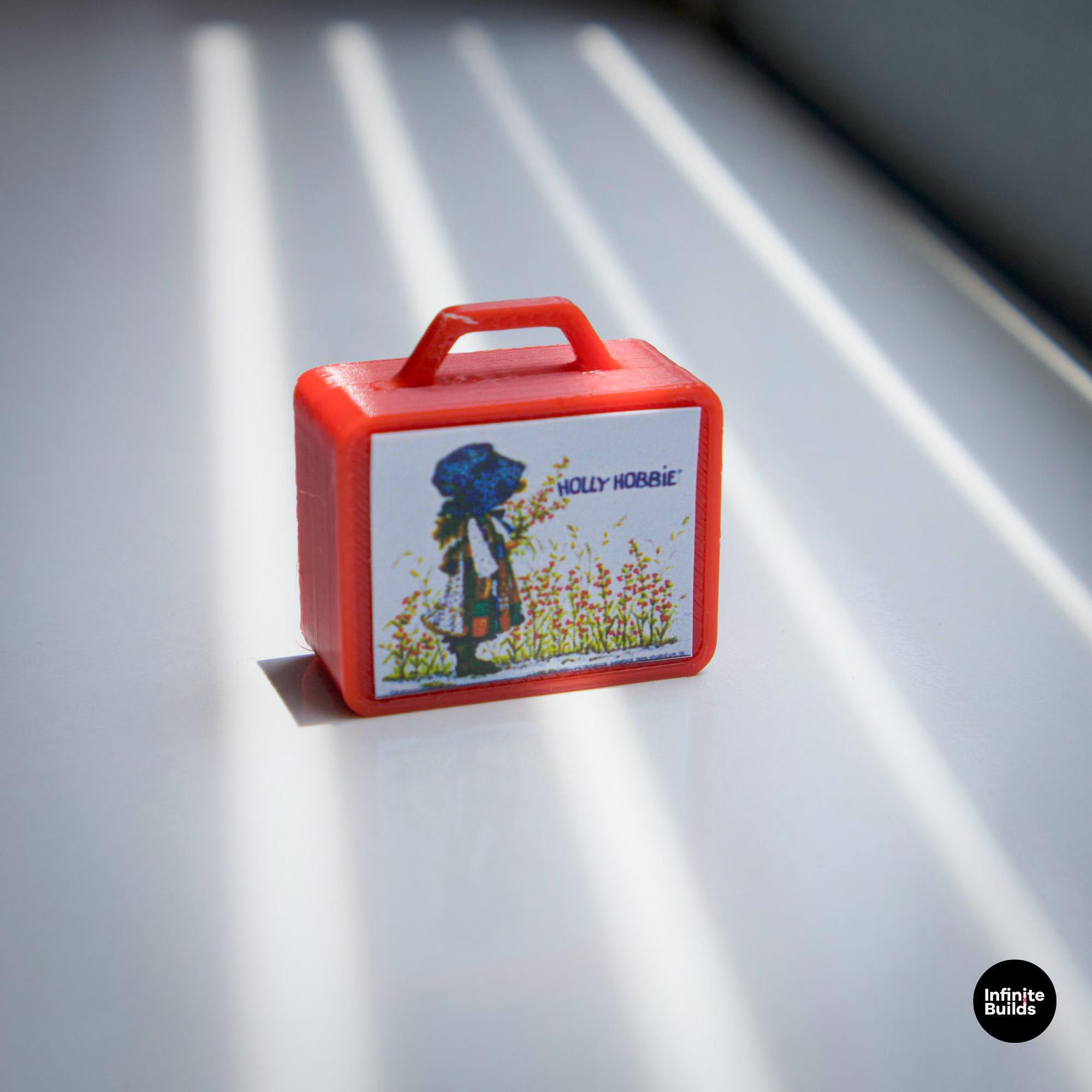 Miniature Retro Lunchbox Set of 2 | 1:12 Scale Dollhouse Accessories | Vintage Toy Box Collectibles | Diorama Prop | Handmade Mini Lunch Box