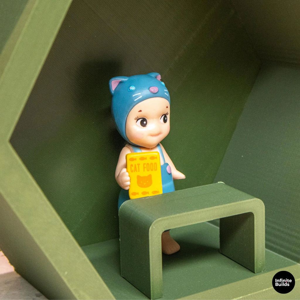 Hexagon Wall Shelf for Smiski & Sonny Angel