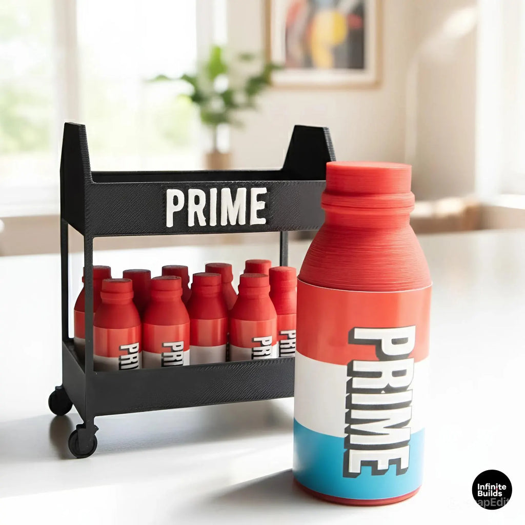 PRIME Miniature Cart and Bottles