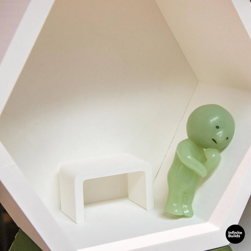 Hexagon Wall Shelf for Smiski & Sonny Angel