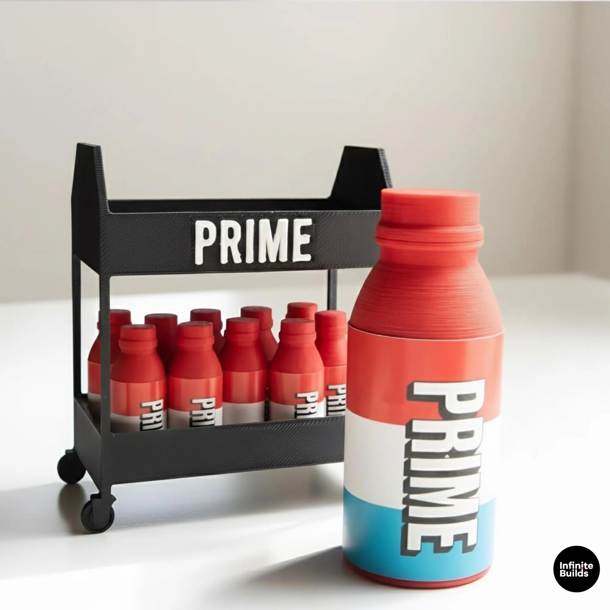 PRIME Miniature Cart and Bottles