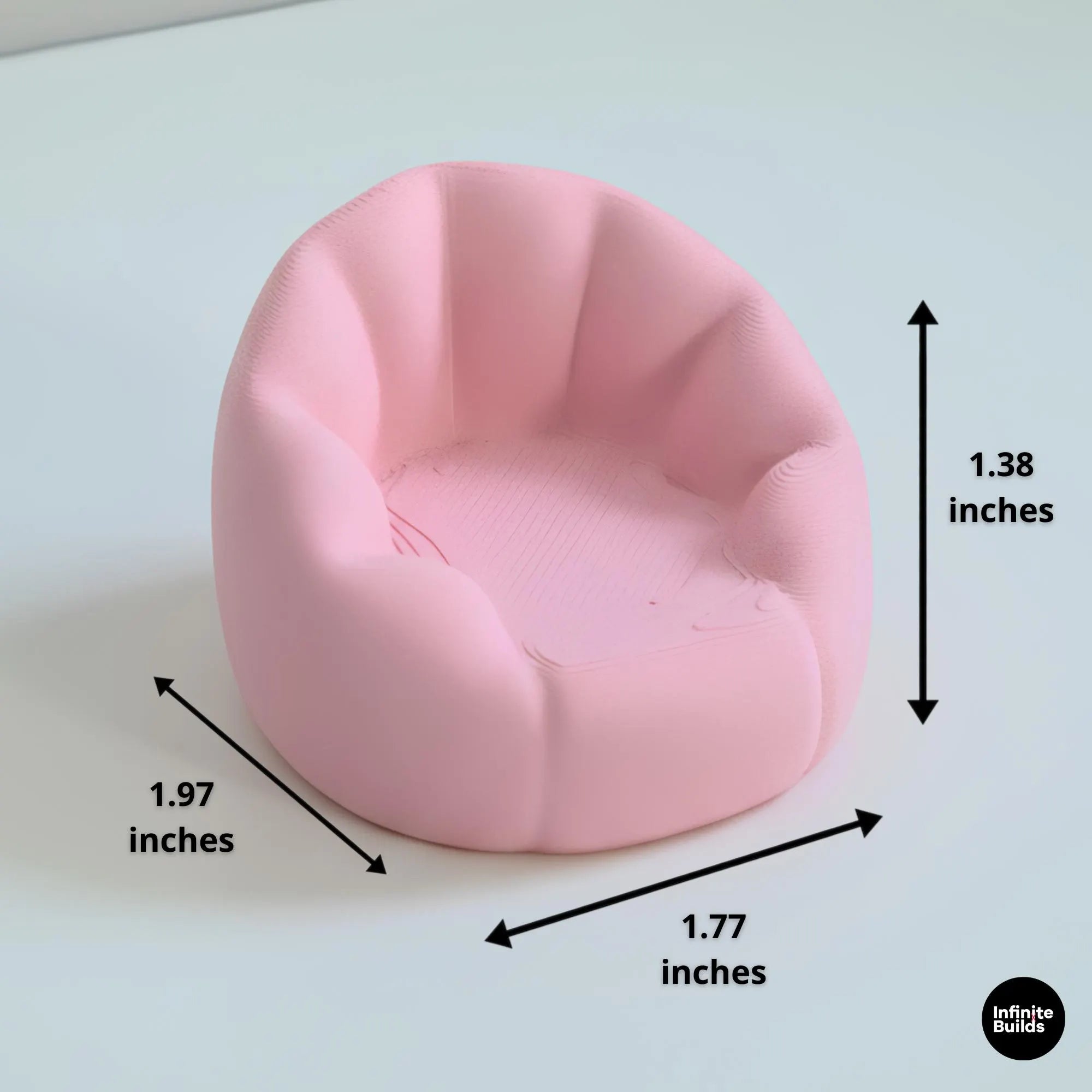 Mini Smiski Furniture Sofa & Bean Bag Set | Smiski Sofa Set Single & Long Couch | Desk Display Size | 3D Printed Decor | Cozy Minimal Style | Gift for Figure Collectors