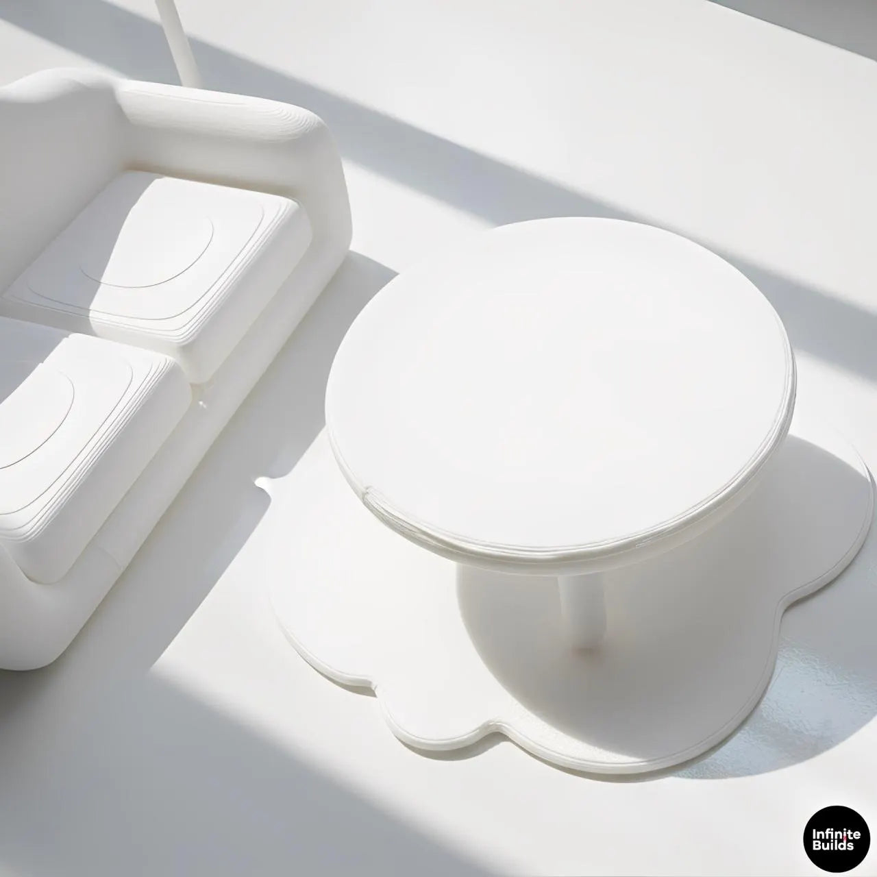 Smiski Furniture Set | Mini Living Room Decor | 1:12 Scale 3D Printed Smiski Sofa Table Lamp | Desk & Shelf Display Gift