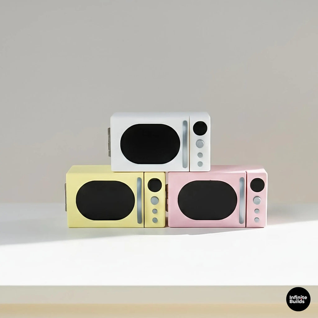 Miniature Retro Microwave 1:12 Scale