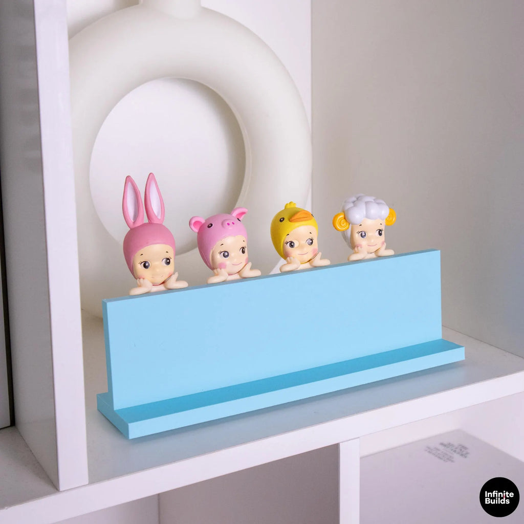 Sonny Angel Hippers Display Stand | 1:12 Scale | 3D Printed PLA Shelf | Desk Decor Organizer | Kawaii Display | Gift for Collectors