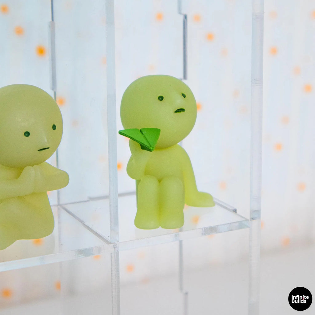 Clear Acrylic Cubby Shelf | Sonny Angel & Smiski Display Case | Mini Figure Organizer | Kawaii Desk Decor | Collector Shelf