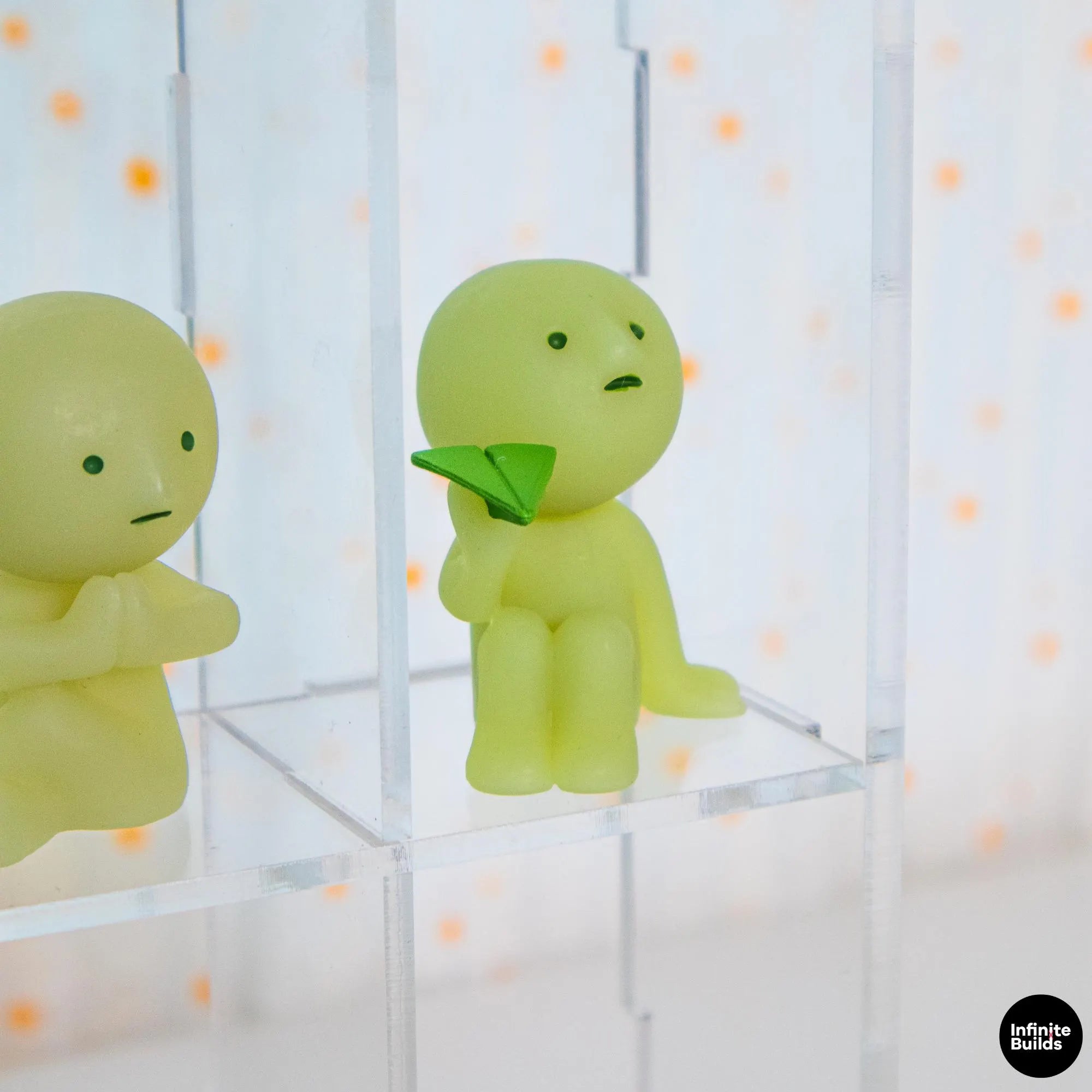 Clear Acrylic Cubby Shelf | Sonny Angel & Smiski Display Case | Mini Figure Organizer | Kawaii Desk Decor | Collector Shelf