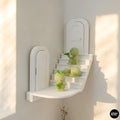 Mini Staircase Wall Shelf | Fits 1:12 Scale | PLA plastic | Smiski’s Furniture Style | Dollhouse Wall Decor | Cute Mini Display Shelf