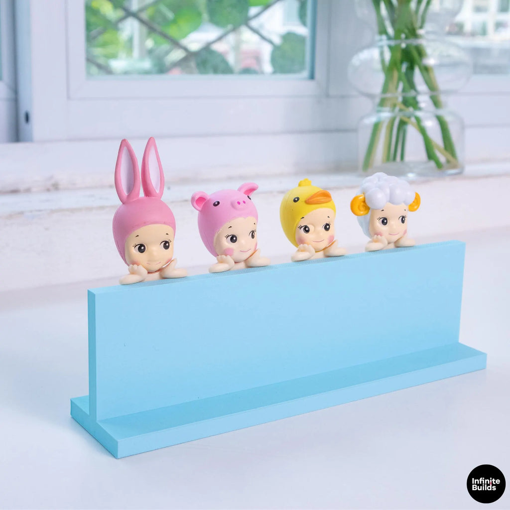 Sonny Angel Hippers Display Stand | 1:12 Scale | 3D Printed PLA Shelf | Desk Decor Organizer | Kawaii Display | Gift for Collectors