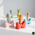 Sonny Angel Bow Tie Display Stand | 1:12 Scale | 3D Printed Mini Holder | Kawaii Desk Decor | Smiski Furniture Style | Gift for Collectors