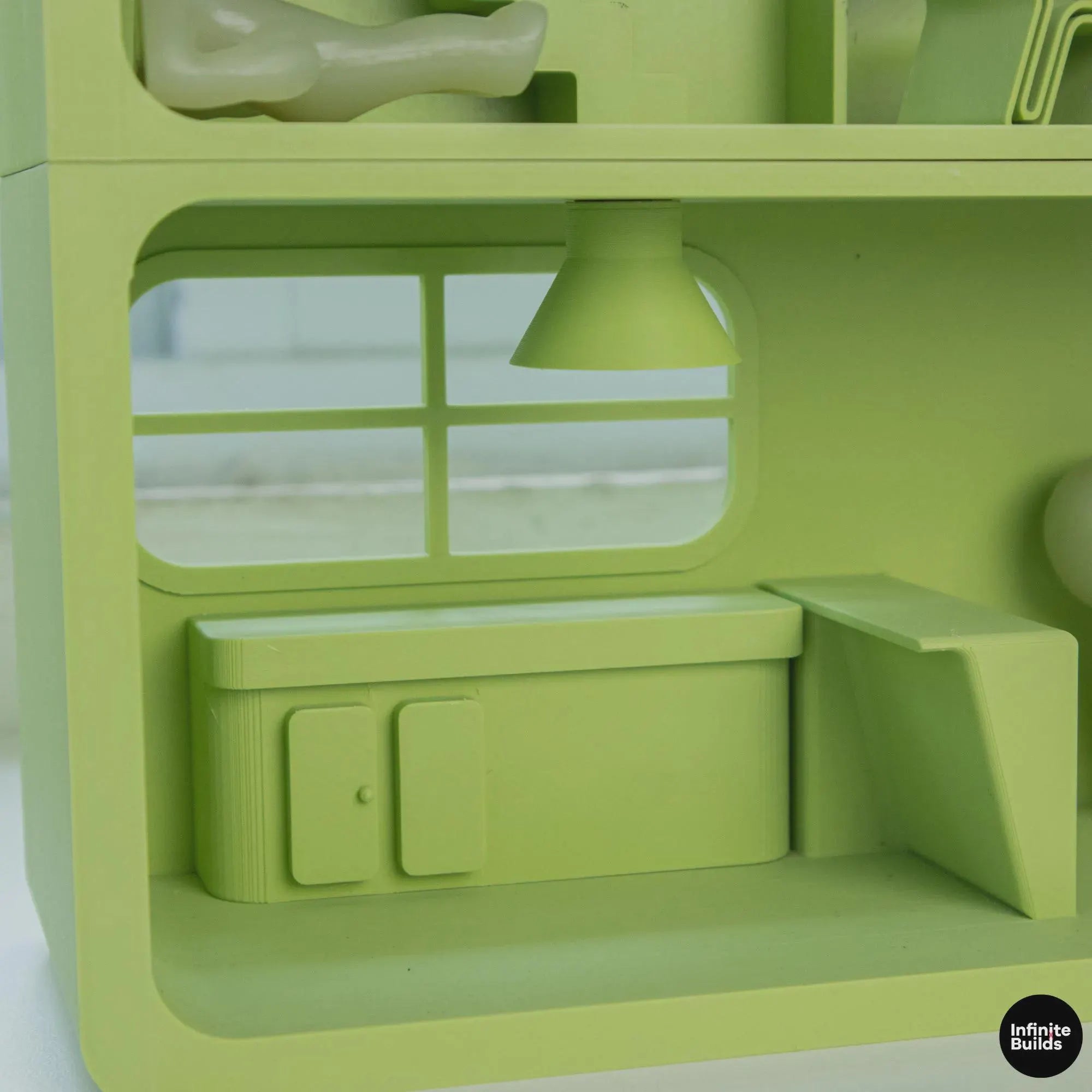 3 Tier Giant Smiski House Mansion Shelf | Mini Room Display | Smiski Shelf Organizer | Miniature Room Decor | Gift for Smiski Lovers