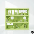 3 Tier Giant Smiski House Mansion Shelf | Mini Room Display | Smiski Shelf Organizer | Miniature Room Decor | Gift for Smiski Lovers
