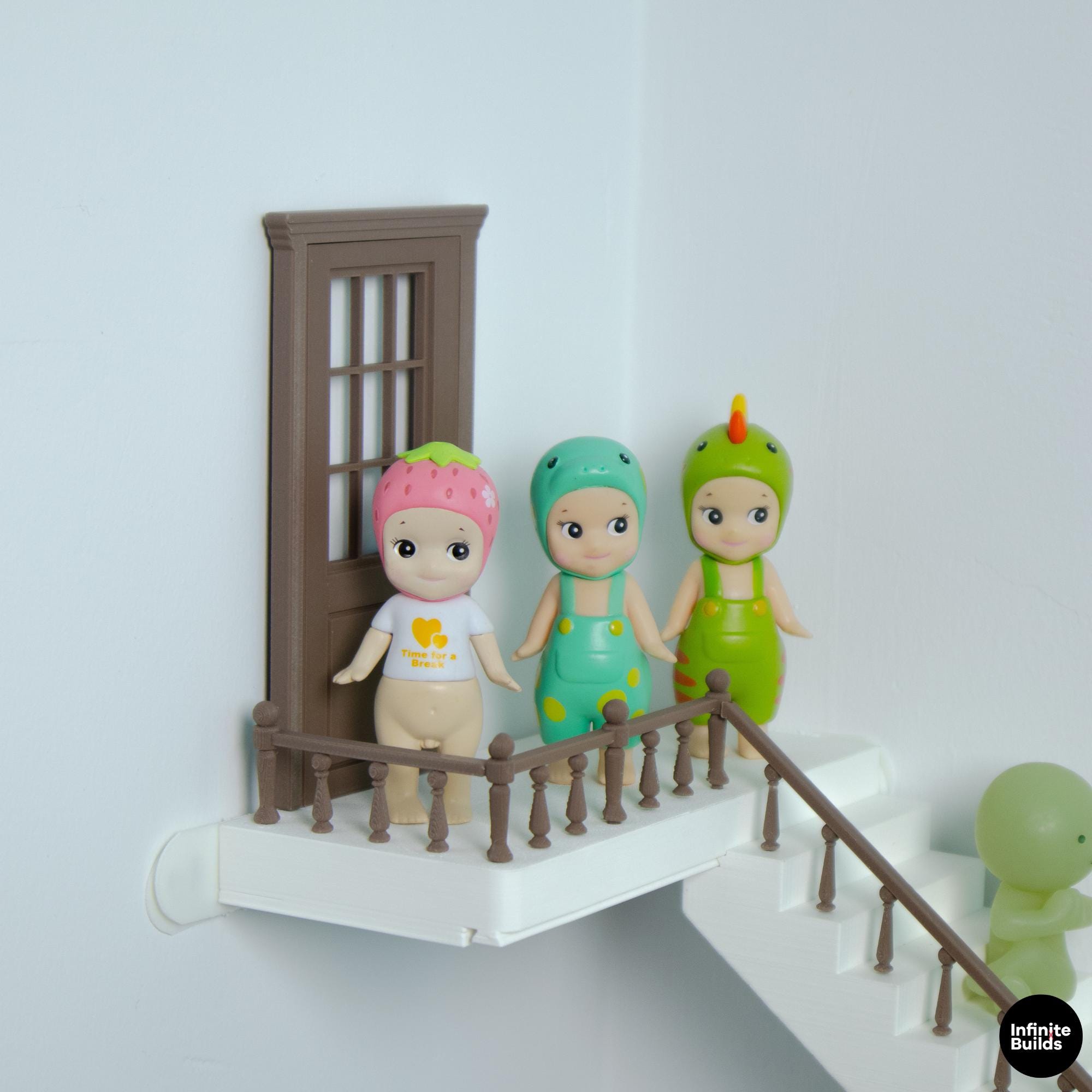 Sonny Angel & Smiski Floating Stair Shelf