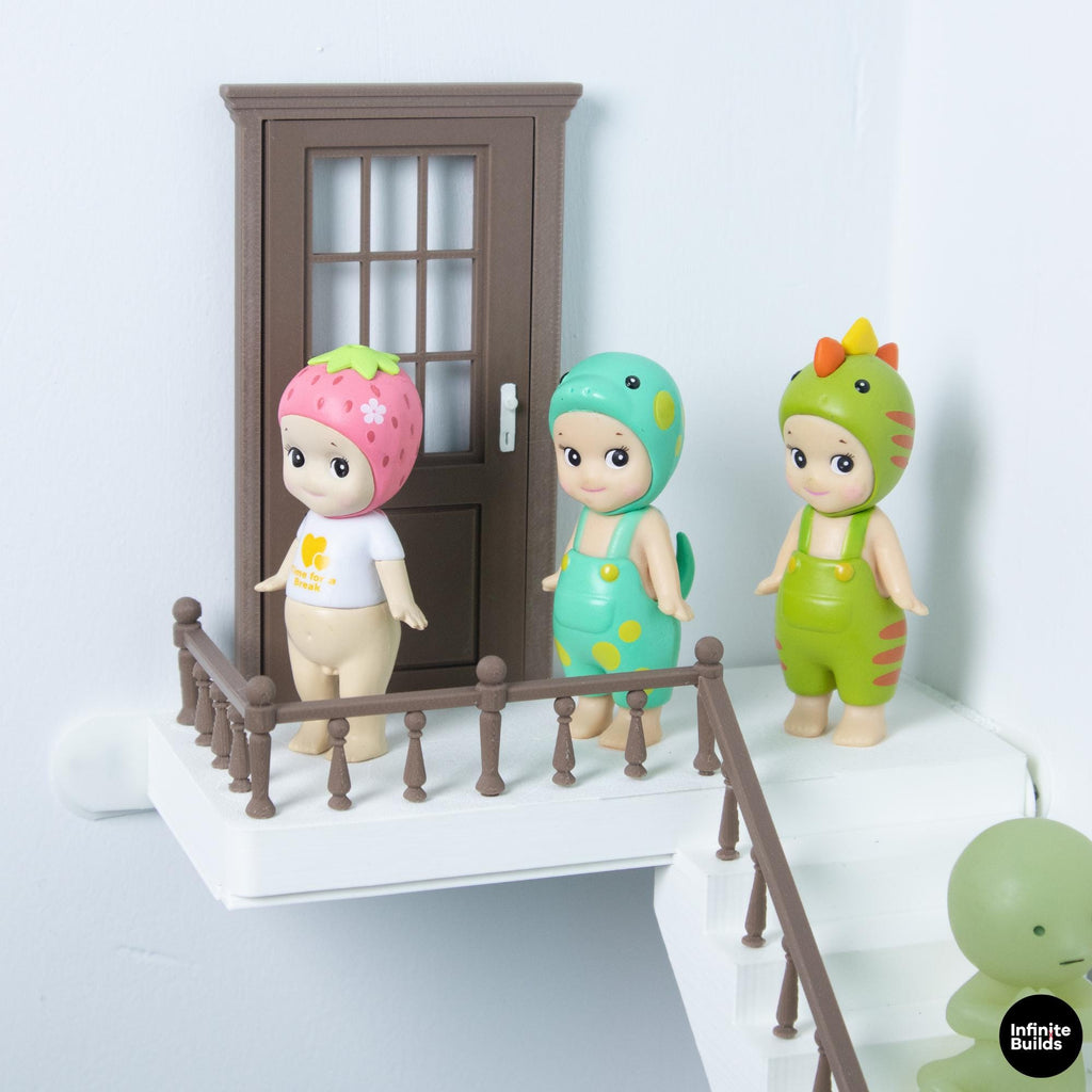Sonny Angel & Smiski Floating Stair Shelf