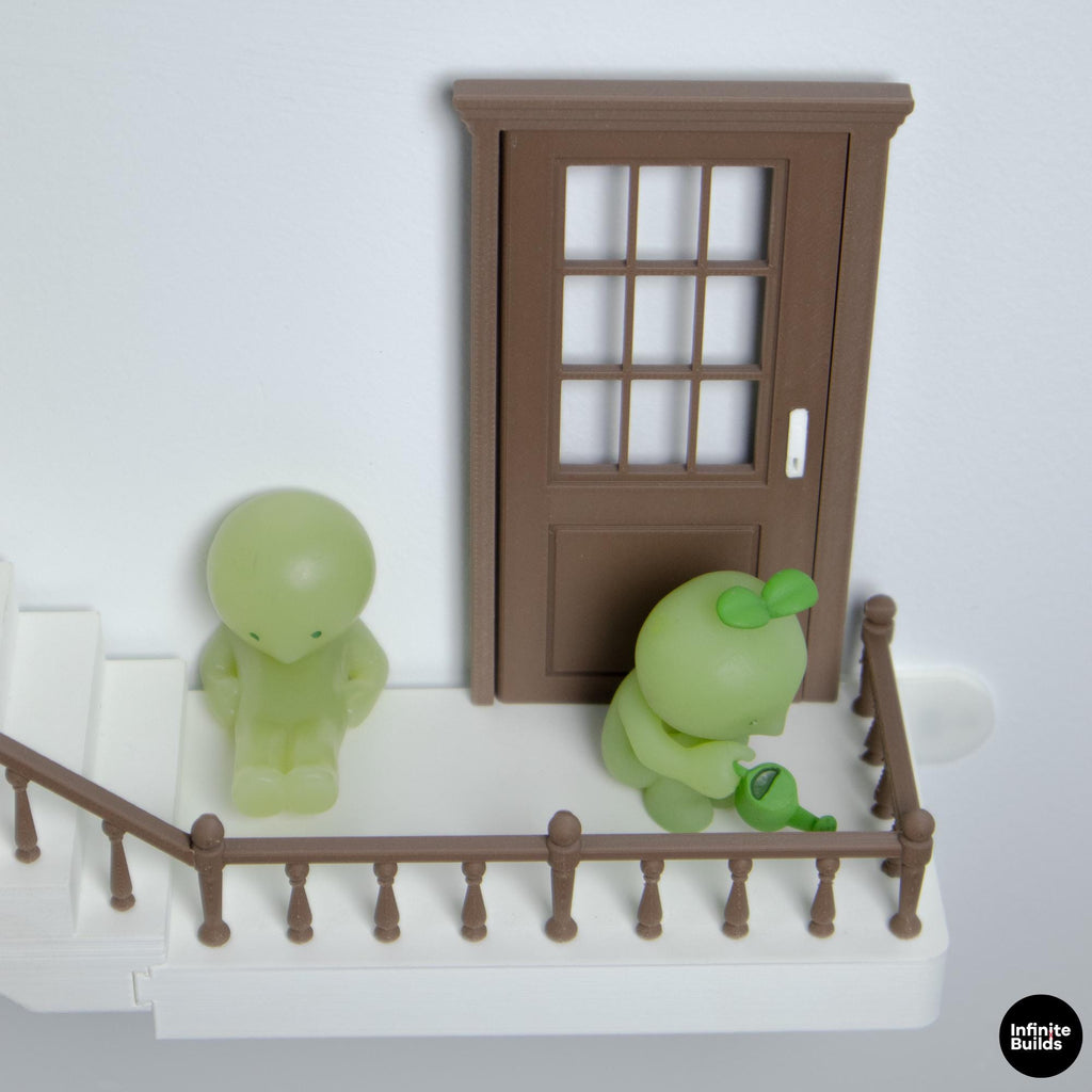 Sonny Angel & Smiski Floating Stair Shelf