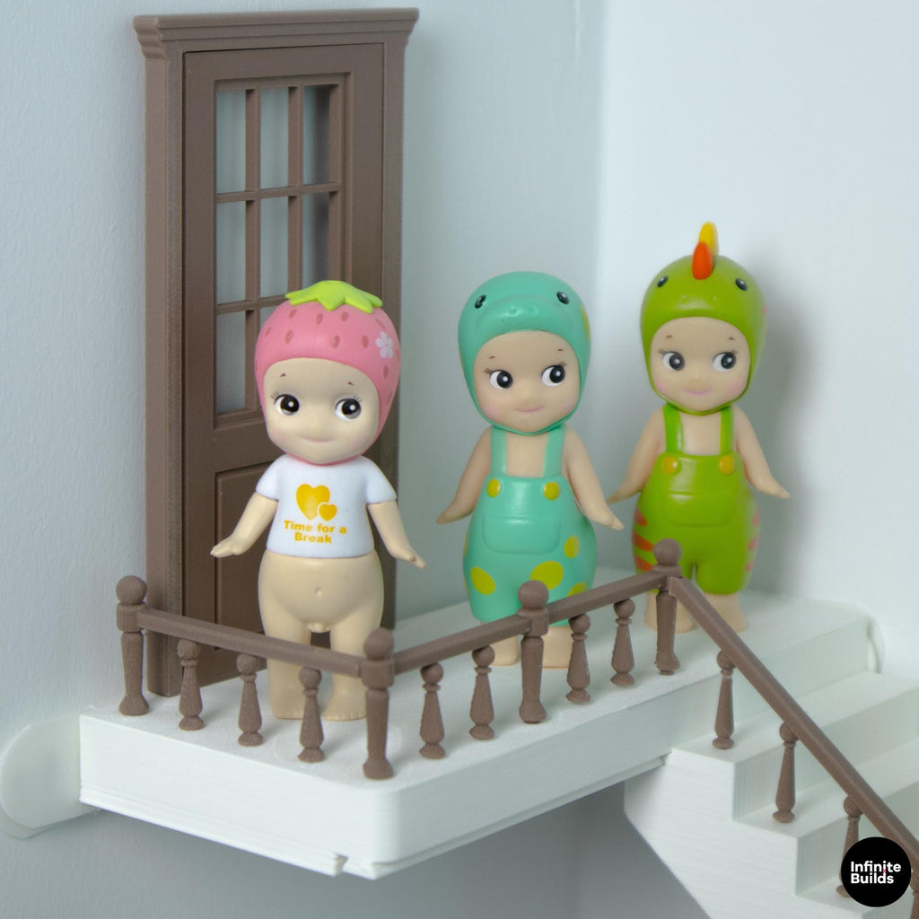 Sonny Angel & Smiski Floating Stair Shelf