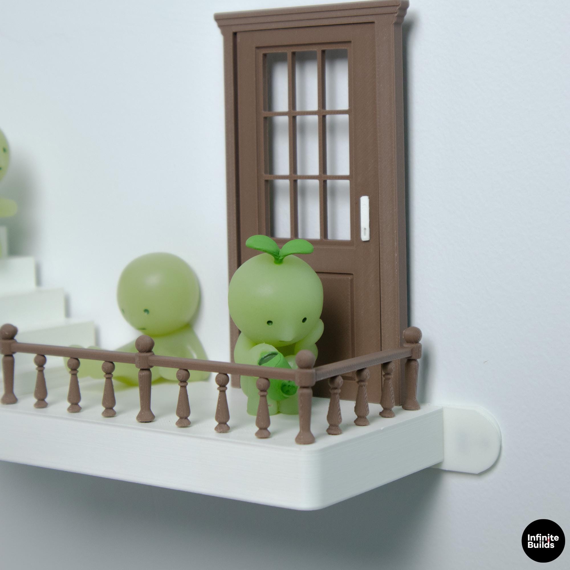 Sonny Angel & Smiski Floating Stair Shelf