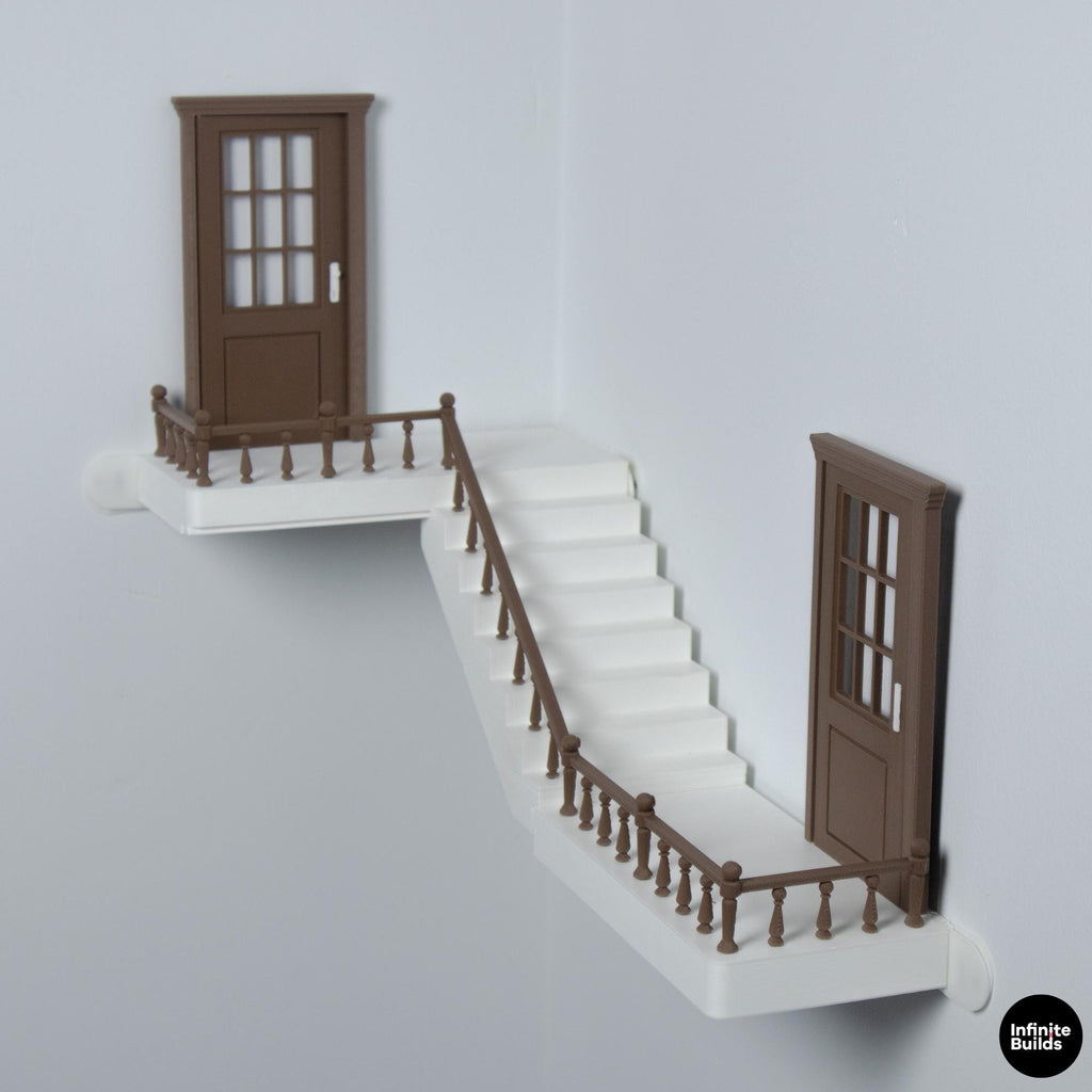 Sonny Angel & Smiski Floating Stair Shelf