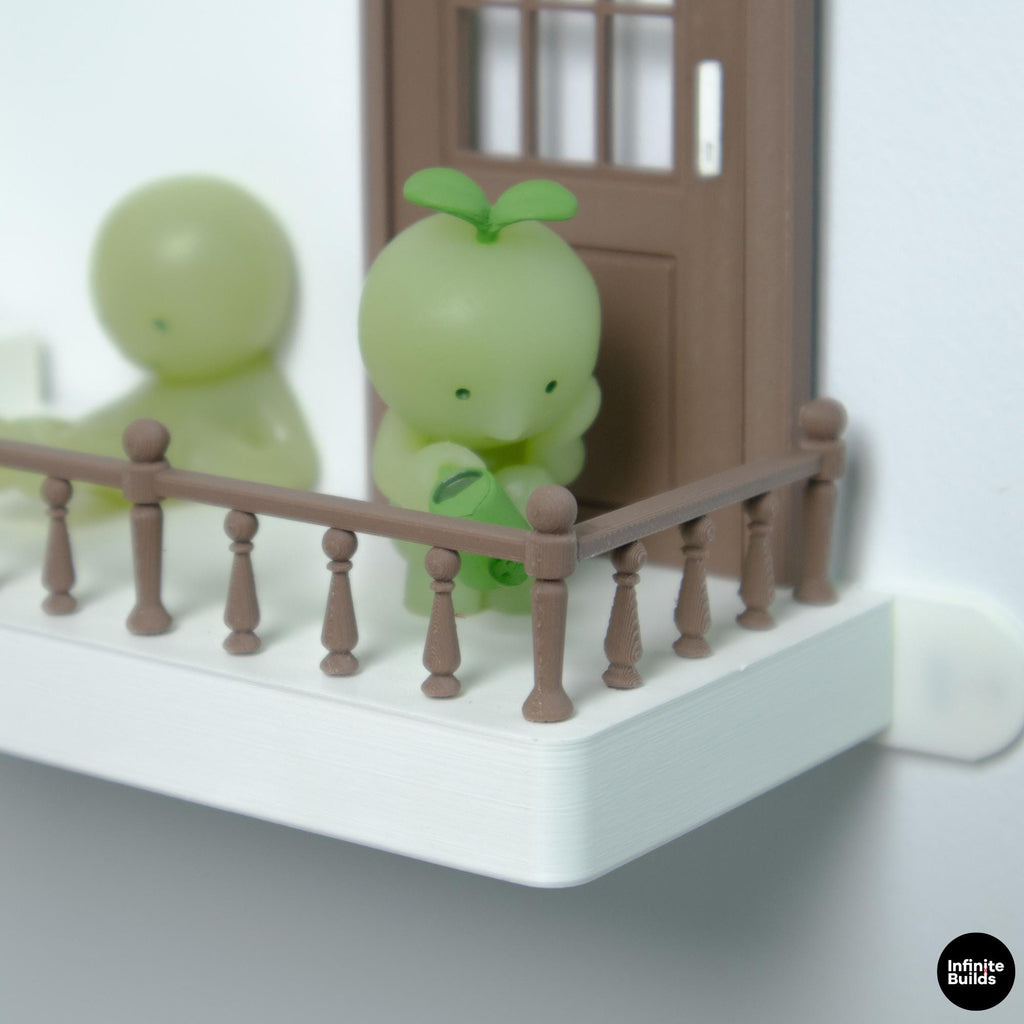Sonny Angel & Smiski Floating Stair Shelf