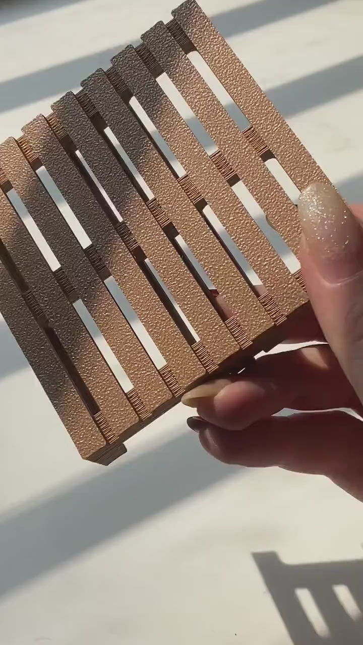 Mini Pallet 1:12 | 3D Printed Miniature | Dollhouse Industrial Decor | Warehouse Props | Gift for Mini Collectors