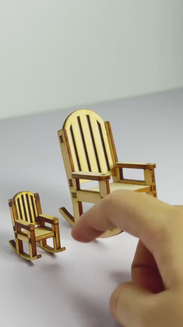 Rocking Chair Miniature | Set of 2