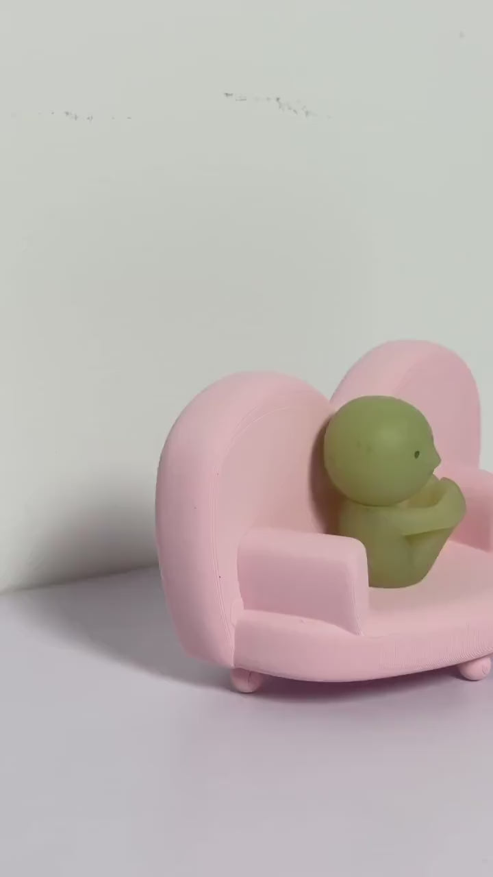Smiski Heart Sofa Display Stand