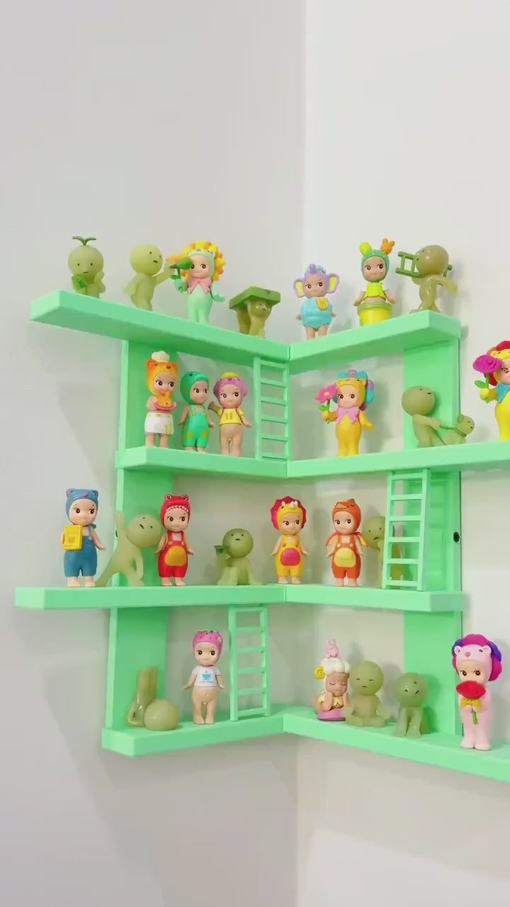 SMISKI & Sonny Angel Corner Wall Shelf